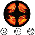 LEDStrip Oranje 2,5 Meter 120 LED per meter 12 Volt