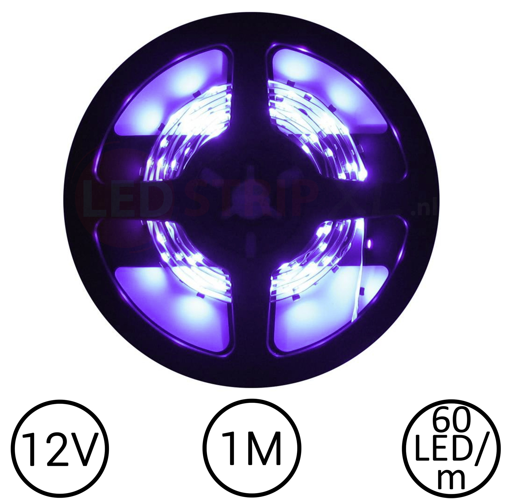 Gastheer van beschaving Seraph LED Strip Paars 1 Meter 60 LED per meter 12V | LEDStripXL - LEDStripXL