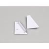 TOPMET Einddoppen set Wit 2x