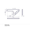 TOPMET Step10 Einddop Zilver Aluminium