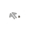 TOPMET Step10 Einddop Zilver Aluminium
