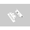 TOPMET Einddoppen set Wit 2x