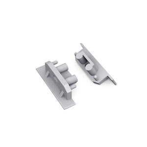 Einddoppen set Zilver 2x