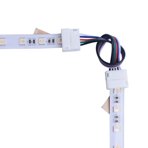 Klik Connector met draad voor RGBW LED strips Verlengen