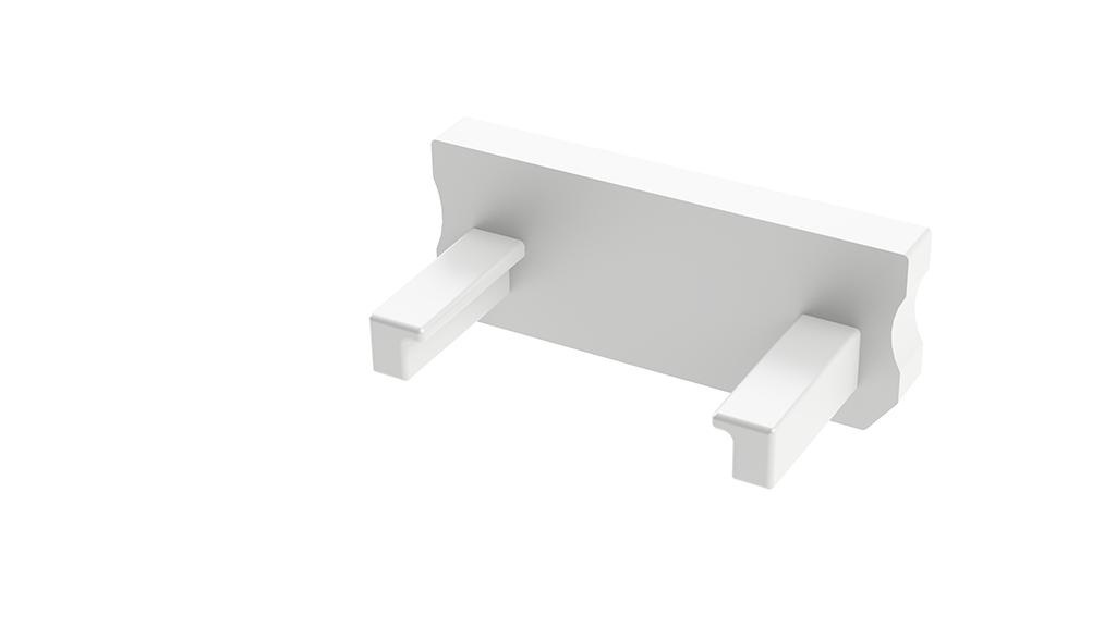 Einddoppen set D profiel Wit