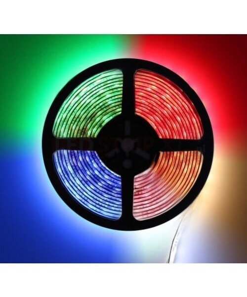 LED Strip RGB + Warm Wit + Koud Wit 5 meter 60led/m 5in1 led 24V Dual White CCT