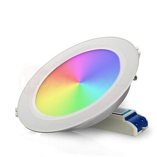 Milight / MiBoxer 9 Watt RGB + Warm Wit + Koud Wit CCT Downlight Dual White