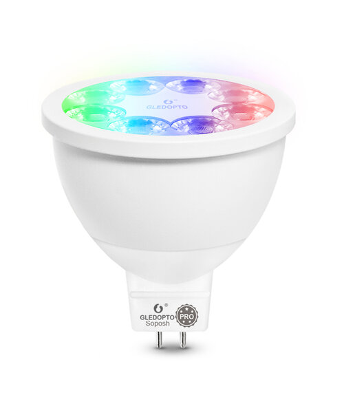 GLEDOPTO Zigbee PRO Color and White 4 Watt MR16 Spot 120° lens