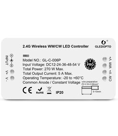 Zigbee PRO Dual White LED Strip Controller 12 ~ 54 Volt
