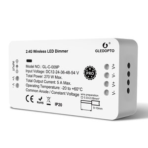 Zigbee PRO Single Color LED Strip Dim Controller 12 ~ 54 Volt