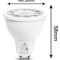 GLEDOPTO Zigbee PRO Color and White 4 Watt GU10 Spot 25° lens