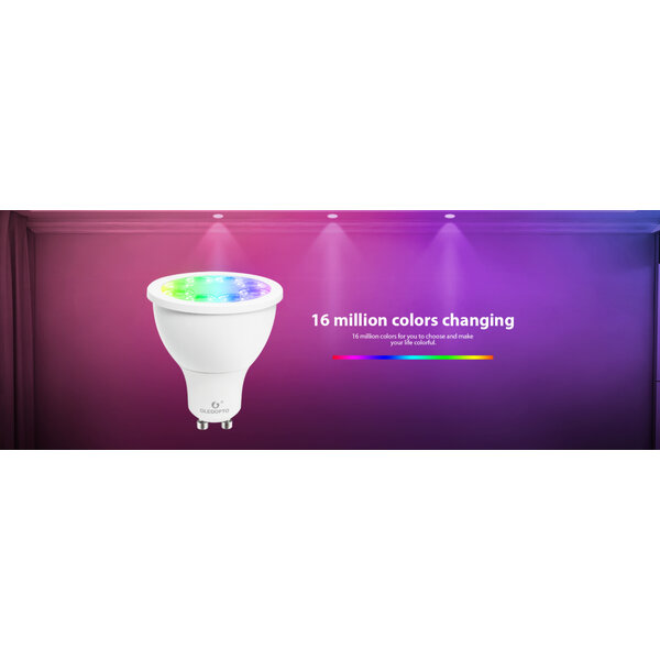 GLEDOPTO Zigbee PRO Color and White 4 Watt GU10 Spot 25° lens
