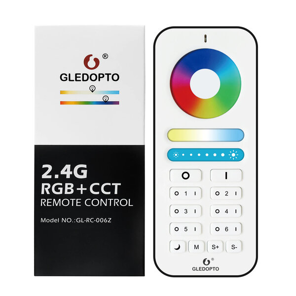 GLEDOPTO RF Color and White Afstandsbediening voor Zigbee Lampen en LED Strip Controllers