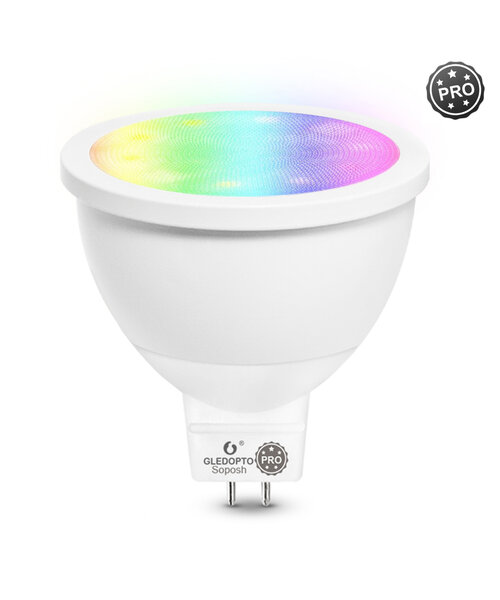 GLEDOPTO Zigbee PRO Color and White 4 Watt MR16 Spot 120° lens