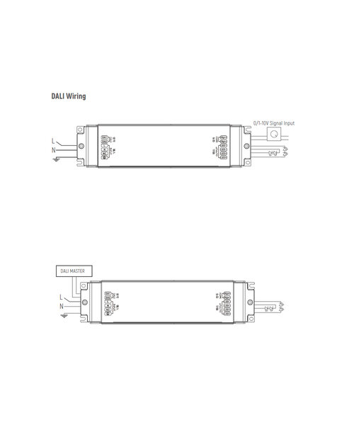 Euchips Dali en 1-10v LED Driver 200 watt 24 volt