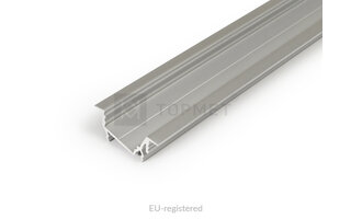 14mm Aluminium Inbouw Hoek Profiel 1 meter Zilver DIAGONAL14