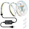 GLEDOPTO Zigbee PRO USB TV Kit RGB+CCT 2 meter LEDstrip met hoekconnectoren