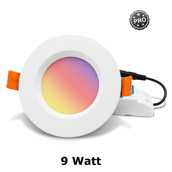 GLEDOPTO Zigbee PRO RGB+CCT Downlight 9 Watt