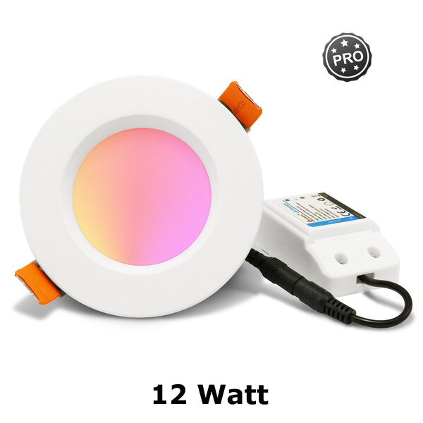 GLEDOPTO Zigbee PRO RGB+CCT Downlight 12 Watt