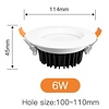 GLEDOPTO Zigbee PRO RGB+CCT Downlight 6 Watt