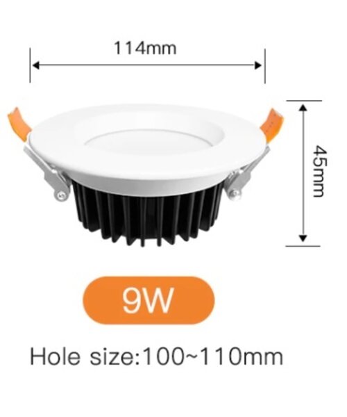 GLEDOPTO Zigbee PRO RGB+CCT Downlight 9 Watt