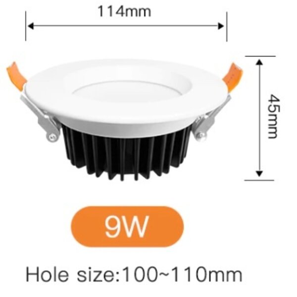 GLEDOPTO Zigbee PRO RGB+CCT Downlight 9 Watt