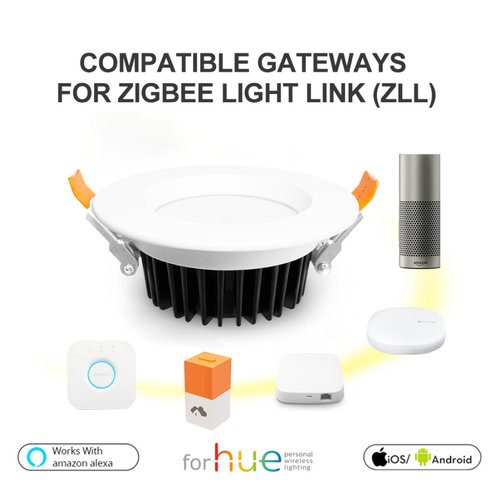 GLEDOPTO Zigbee PRO RGB+CCT Downlight 9 Watt Philips Hue Compatible