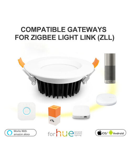 GLEDOPTO Zigbee PRO RGB+CCT Downlight 9 Watt