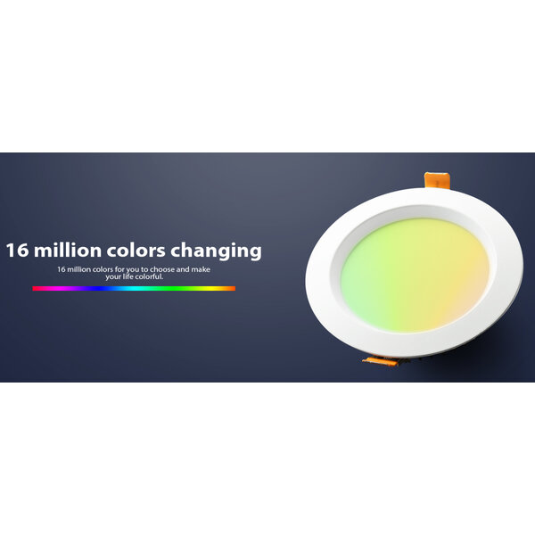 GLEDOPTO Zigbee PRO RGB+CCT Downlight 12 Watt