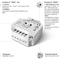 GLEDOPTO Zigbee Draadloze TRIAC 230v inbouw dimmer