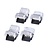 RGB ledstrip connector koppelstuk 4-aderig, verbinden zonder te solderen