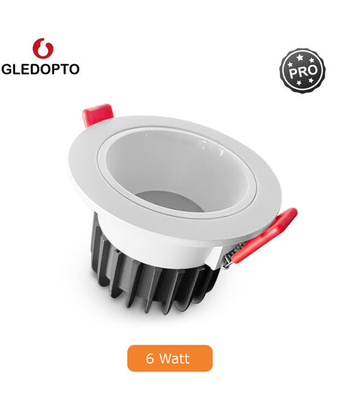 GLEDOPTO Zigbee PRO RGB+CCT Anti-Glare IP54 6W LED Downlight