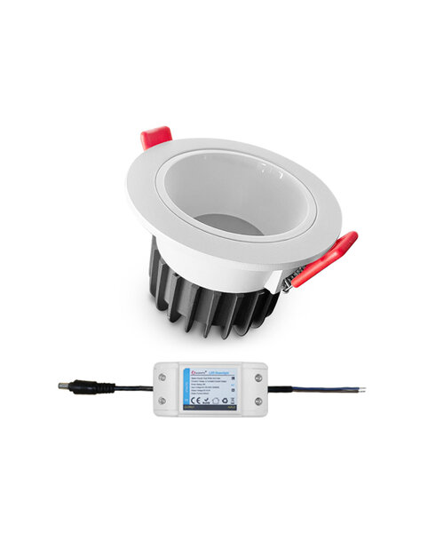 GLEDOPTO Zigbee PRO RGB+CCT Anti-Glare IP54 6W LED Downlight