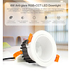 Milight / MiBoxer 6 Watt Anti-Glare RGB+CCT LED Downlight FUT070