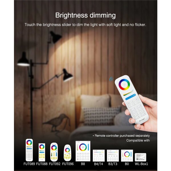 Milight / MiBoxer 4 Watt E14 RGB+CCT Kaarslamp FUT108