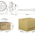 Milight / MiBoxer 18 Watt 230 Volt RGB+CCT IP66 Tuinspot FUTC09