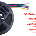 10 Meter Stroomdraad 6 Aderig RGB+CCT