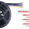 100 Meter Stroomdraad 6 Aderig RGB+CCT