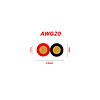 10 Meter Stroomdraad 2 aderig Rood / Zwart