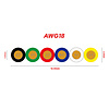 10 Meter Stroomdraad 6 Aderig RGB+CCT