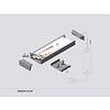 TOPMET Opbouw Profiel 2 Meter voor 3 ledstrips WIDE24
