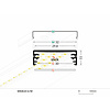 TOPMET Opbouw Profiel 2 Meter voor 3 ledstrips WIDE24
