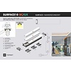 TOPMET Opbouw Profiel 1 Meter 10mm SURFACE10