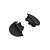 TOPMET Groove10 Einddop Zwart Rond Gen2