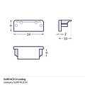 TOPMET Surface14 Einddop Zwart GEN1