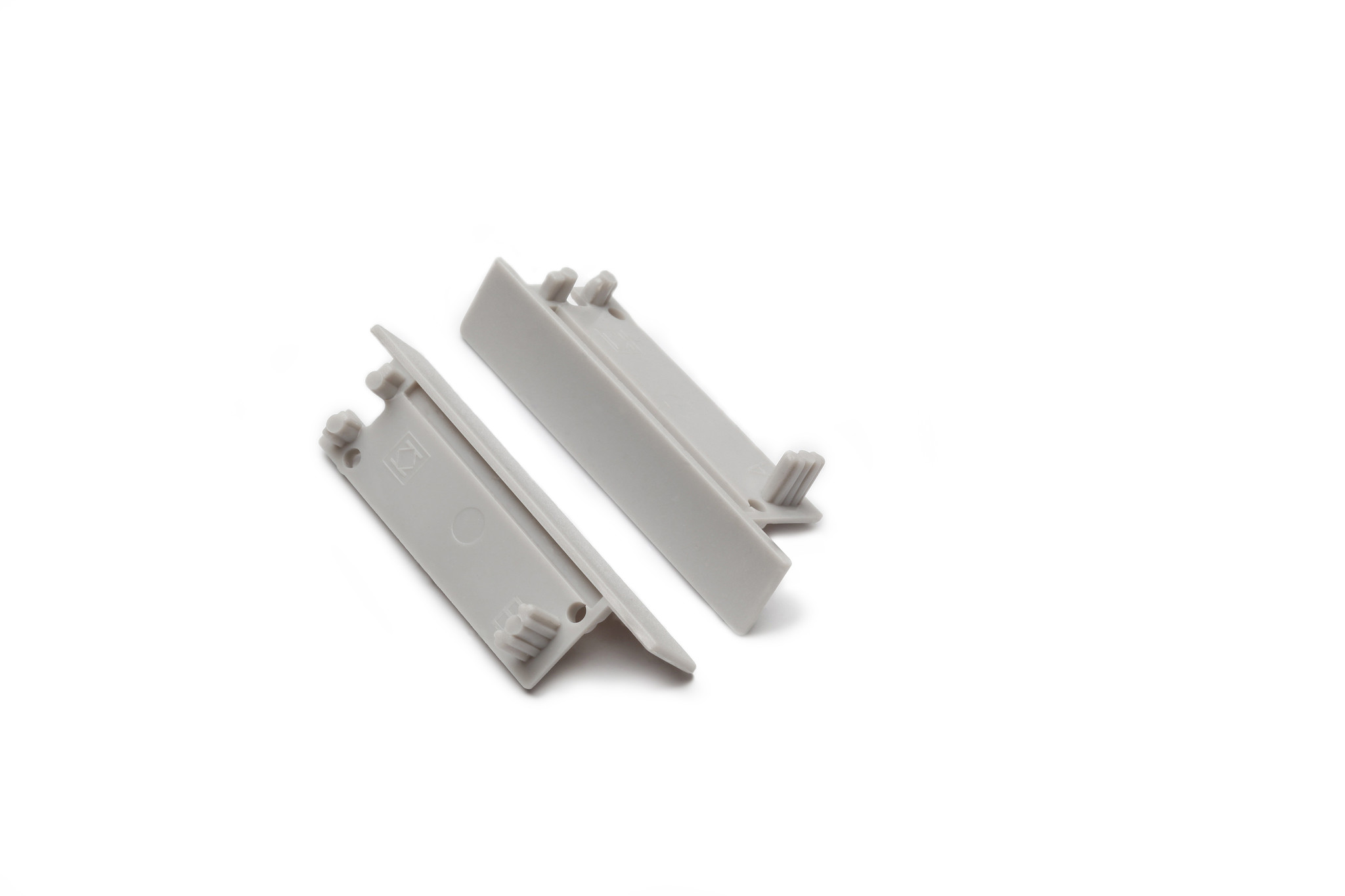 Flat8 Einddoppen set Grijs 2 stuks