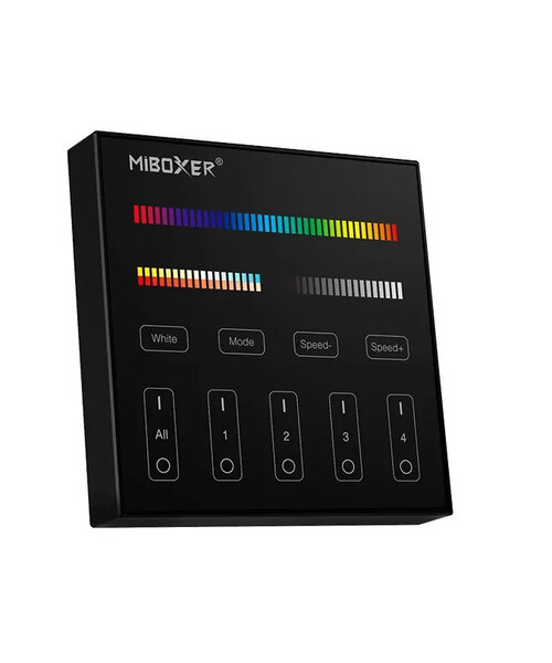 Milight / MiBoxer Draadloos 2,4Ghz Wandpaneel 4 Zone RGB+CCT