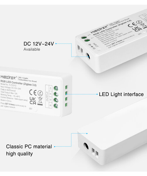 Milight / MiBoxer Zigbee 3.0 RGB LEDStrip Zone Controller