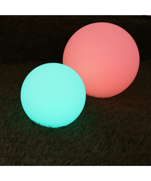 LED Decoratie Bol RGB 20cm Oplaadbaar met afstandsbediening