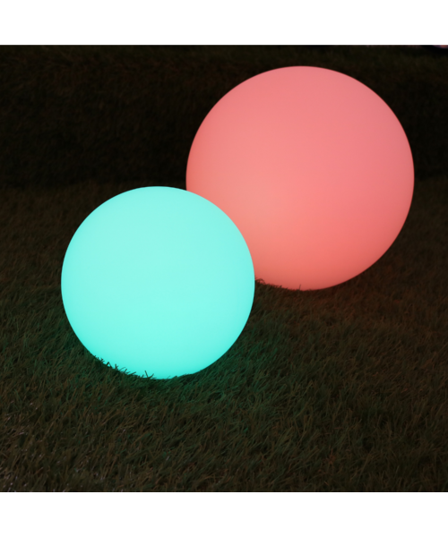 LED Decoratie Bol RGB 30cm Oplaadbaar met afstandsbediening